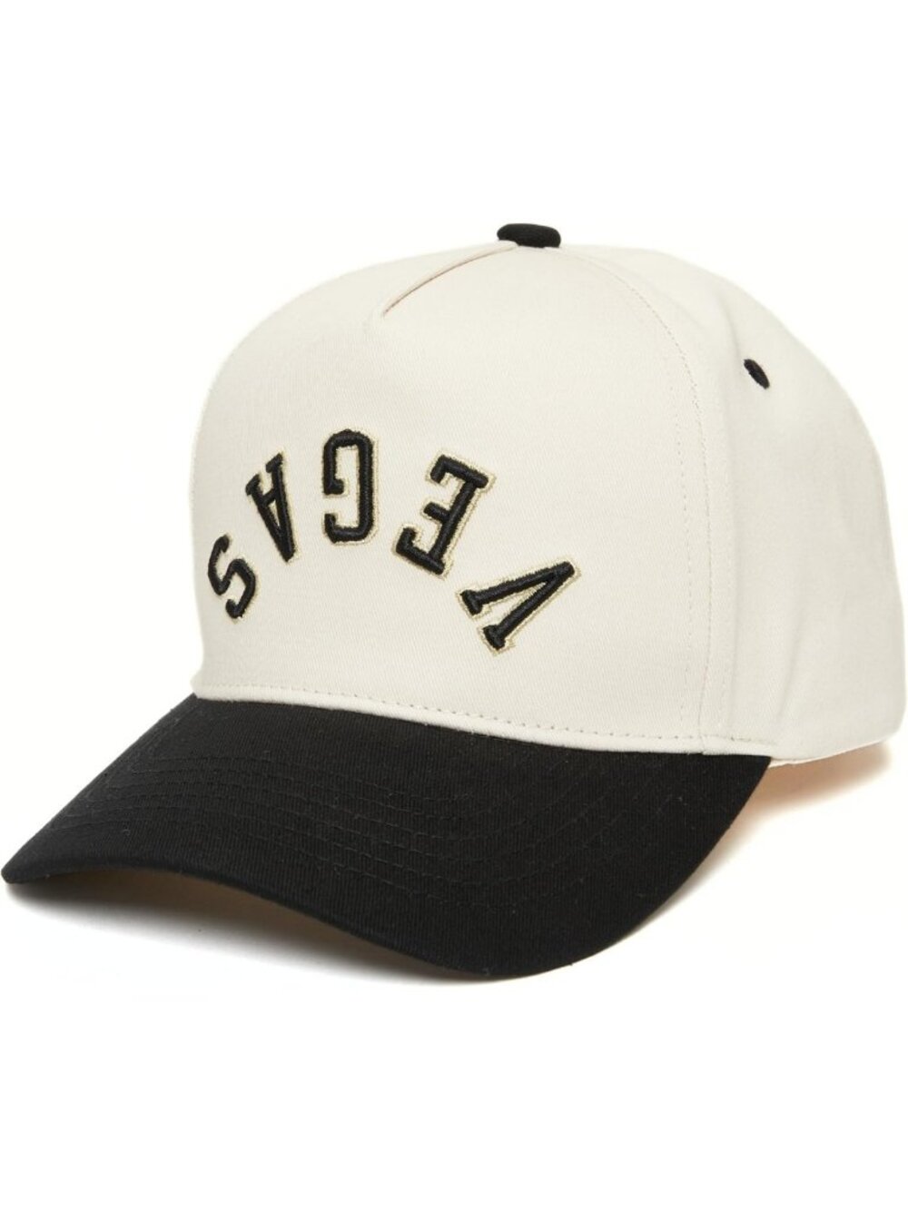 Trendy Two-Tone Trucker Hat | Embroidered Baseball Cap | Funky Upside Down
